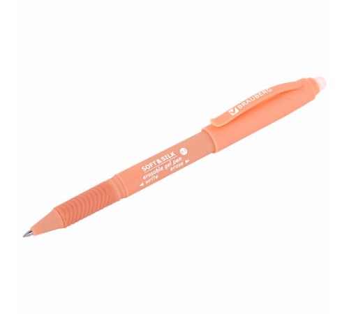 Ручка стираемая гелевая с грипом BRAUBERG "SOFT&SILK PASTEL", СИНЯЯ, корпус ассорти, узел 0,7 мм, 143934 Ручка стираемая гелевая с грипом BRAUBERG "SOFT&SILK PASTEL", СИНЯЯ, корпус ассорти, узел 0,7 мм, 143934