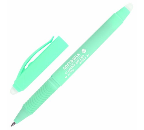 Ручка стираемая гелевая с грипом BRAUBERG "SOFT&SILK PASTEL", СИНЯЯ, корпус ассорти, узел 0,7 мм, 143934 Ручка стираемая гелевая с грипом BRAUBERG "SOFT&SILK PASTEL", СИНЯЯ, корпус ассорти, узел 0,7 мм, 143934