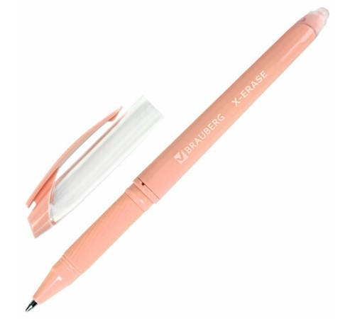 Ручка стираемая гелевая с грипом BRAUBERG X-ERASE PASTEL, СИНЯЯ, узел 0,7 мм, линия 0,35 мм, 143953 Ручка стираемая гелевая с грипом BRAUBERG X-ERASE PASTEL, СИНЯЯ, узел 0,7 мм, линия 0,35 мм, 143953