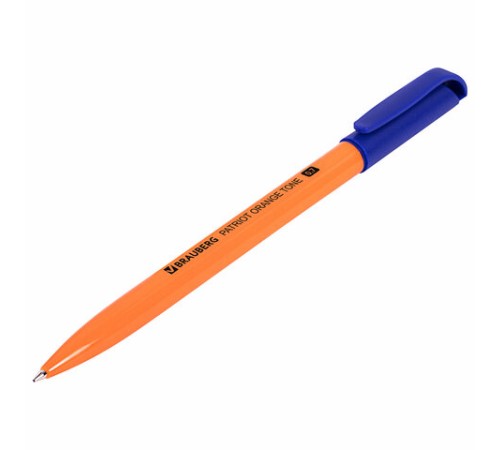 Ручка шариковая РОССИЯ "PATRIOT ORANGE TONE", СИНЯЯ, корпус оранжевый, узел 0,7 мм, линия письма 0,35 мм, BRAUBERG, 143964 Ручка шариковая РОССИЯ "PATRIOT ORANGE TONE", СИНЯЯ, корпус оранжевый, узел 0,7 мм, линия письма 0,35 мм, BRAUBERG, 143964