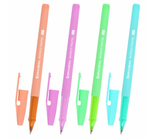 Ручка шариковая РОССИЯ "PATRIOT PASTEL", СИНЯЯ, корпус ассорти, 0,7 мм, линия письма 0,35 мм, BRAUBERG, 143967 Ручка шариковая РОССИЯ "PATRIOT PASTEL", СИНЯЯ, корпус ассорти, 0,7 мм, линия письма 0,35 мм, BRAUBERG, 143967
