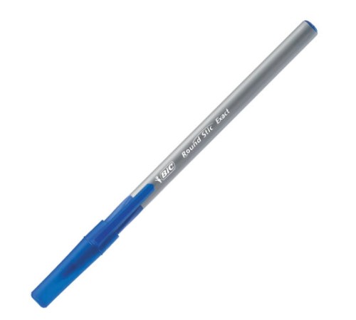 Ручки шариковые с грипом BIC "Round Stic Exact", НАБОР 6+2 шт., СИНИЕ, линия письма 0,28 мм, блистер, 932862