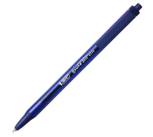 Ручки шариковые автоматические BIC "Round Stic Clic", НАБОР 3 шт., СИНИЕ, линия письма 0,32 мм, блистер, 926374