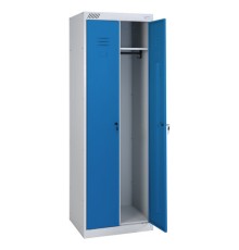Шкаф металлический для одежды ШРК-22-600, двухсекционный, 1850х600х500 мм, 30 кг, разборный