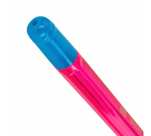 Ручка шариковая с грипом BRAUBERG "X-ONE NEON", СИНЯЯ, корпус ассорти, узел 0,5 мм, линия письма 0,35 мм, 143987 Ручка шариковая с грипом BRAUBERG "X-ONE NEON", СИНЯЯ, корпус ассорти, узел 0,5 мм, линия письма 0,35 мм, 143987