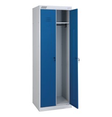 Шкаф металлический для одежды ШРК-22-800, двухсекционный, 1850х800х500 мм, 34 кг, разборный