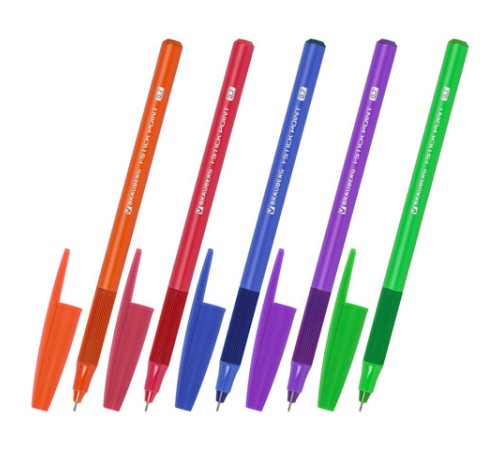 Ручка шариковая с грипом BRAUBERG "i-STICK POINT NEON", СИНЯЯ, корпус ассорти, игольчатый узел 0,7 мм, линия письма 0,35 мм, 144022 Ручка шариковая с грипом BRAUBERG "i-STICK POINT NEON", СИНЯЯ, корпус ассорти, игольчатый узел 0,7 мм, линия письма 0,35 мм, 144022