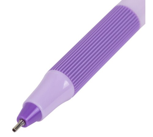 Ручка шариковая с грипом BRAUBERG "i-STICK POINT PASTEL", СИНЯЯ, корпус ассорти, игольчатый узел 0,7 мм, линия письма 0,35 мм, 144023