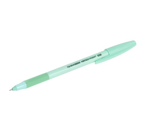 Ручка шариковая с грипом BRAUBERG "i-STICK POINT PASTEL", СИНЯЯ, корпус ассорти, игольчатый узел 0,7 мм, линия письма 0,35 мм, 144023