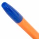 Ручка шариковая с грипом BRAUBERG "ULTRA GT ORANGE", СИНЯЯ, корпус оранжевый, линия 0,35 мм, 144052