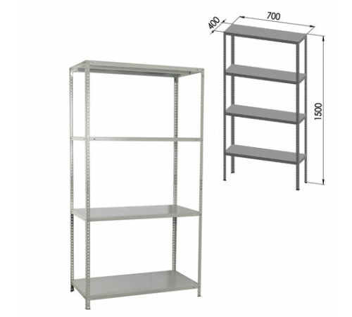Стеллаж металлический BRABIX 