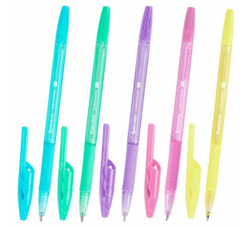 Ручка шариковая с грипом BRAUBERG "ULTRA GT PASTEL", СИНЯЯ, корпус ассорти, линия 0,35 мм, 144053 Ручка шариковая с грипом BRAUBERG "ULTRA GT PASTEL", СИНЯЯ, корпус ассорти, линия 0,35 мм, 144053