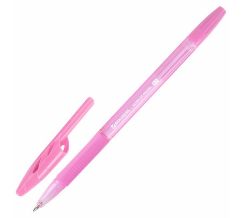 Ручка шариковая с грипом BRAUBERG "ULTRA GT PASTEL", СИНЯЯ, корпус ассорти, линия 0,35 мм, 144053 Ручка шариковая с грипом BRAUBERG "ULTRA GT PASTEL", СИНЯЯ, корпус ассорти, линия 0,35 мм, 144053
