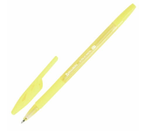 Ручка шариковая с грипом BRAUBERG "ULTRA GT PASTEL", СИНЯЯ, корпус ассорти, линия 0,35 мм, 144053 Ручка шариковая с грипом BRAUBERG "ULTRA GT PASTEL", СИНЯЯ, корпус ассорти, линия 0,35 мм, 144053