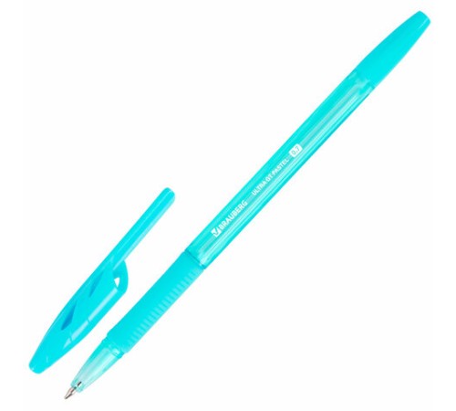 Ручка шариковая с грипом BRAUBERG "ULTRA GT PASTEL", СИНЯЯ, корпус ассорти, линия 0,35 мм, 144053 Ручка шариковая с грипом BRAUBERG "ULTRA GT PASTEL", СИНЯЯ, корпус ассорти, линия 0,35 мм, 144053