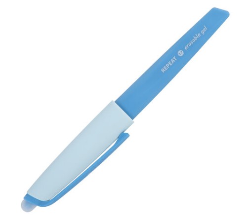 Ручка стираемая гелевая с эргономичным грипом BRAUBERG REPEAT COLOR, СИНЯЯ, ассорти, 0,5 мм,144072