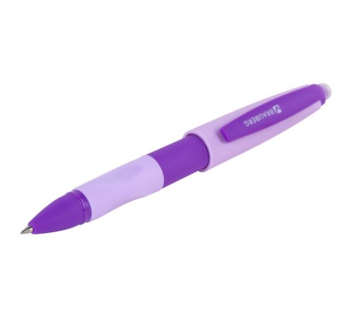 Ручка стираемая гелевая с эргономичным грипом BRAUBERG REPEAT COLOR, СИНЯЯ, ассорти, 0,5 мм,144072