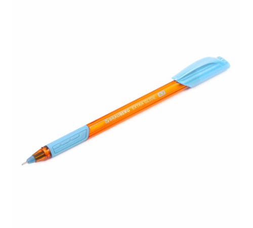 Ручка шариковая масляная с грипом BRAUBERG "Extra Glide GT Sky Blue", СВЕТЛО-СИНЯЯ, игольчатый узел 0,7 мм, линия письма 0,35 мм, 144074 Ручка шариковая масляная с грипом BRAUBERG "Extra Glide GT Sky Blue", СВЕТЛО-СИНЯЯ, игольчатый узел 0,7 мм, линия письма 0,35 мм, 144074