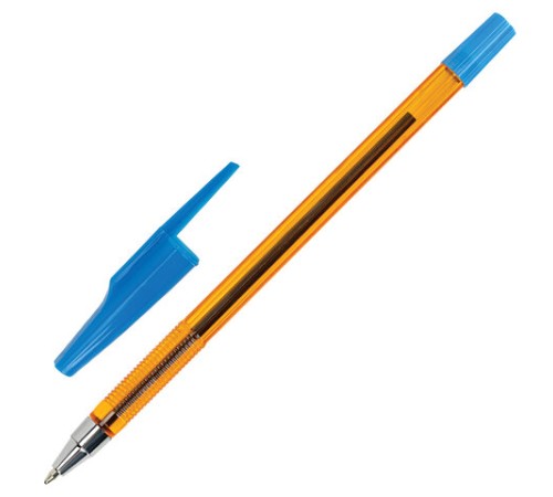 Ручка шариковая STAFF AA-927 ORANGE, СИНЯЯ, корпус тонированный оранжевый, узел 0,7 мм, линия письма 0,35 мм, 144075 Ручка шариковая STAFF AA-927 ORANGE, СИНЯЯ, корпус тонированный оранжевый, узел 0,7 мм, линия письма 0,35 мм, 144075