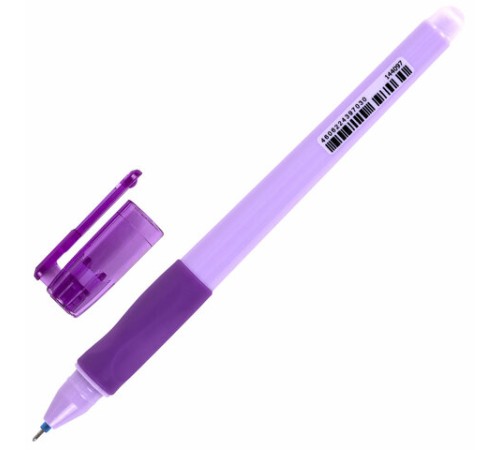 Ручка стираемая гелевая с эргономичным грипом BRAUBERG KIDS "RESTART COLOR", СИНЯЯ, игольчатый пишущий узел 0,5 мм, линия 0,35 мм, 144097 Ручка стираемая гелевая с эргономичным грипом BRAUBERG KIDS "RESTART COLOR", СИНЯЯ, игольчатый пишущий узел 0,5 мм, линия 0,35 мм, 144097