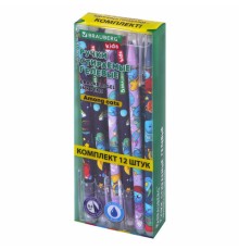 Ручки стираемые гелевые BRAUBERG KIDS 