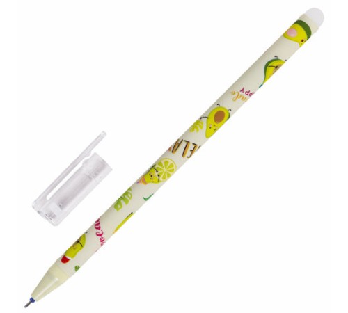 Ручки стираемые гелевые BRAUBERG KIDS "AVOCADO", СИНИЕ, КОМПЛЕКТ 12 ШТУК, игольчатый наконечник 0,5 мм, линия 0,35 мм, 144100 Ручки стираемые гелевые BRAUBERG KIDS "AVOCADO", СИНИЕ, КОМПЛЕКТ 12 ШТУК, игольчатый наконечник 0,5 мм, линия 0,35 мм, 144100