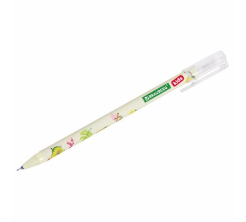 Ручки стираемые гелевые BRAUBERG KIDS "AVOCADO", СИНИЕ, КОМПЛЕКТ 12 ШТУК, игольчатый наконечник 0,5 мм, линия 0,35 мм, 144100 Ручки стираемые гелевые BRAUBERG KIDS "AVOCADO", СИНИЕ, КОМПЛЕКТ 12 ШТУК, игольчатый наконечник 0,5 мм, линия 0,35 мм, 144100