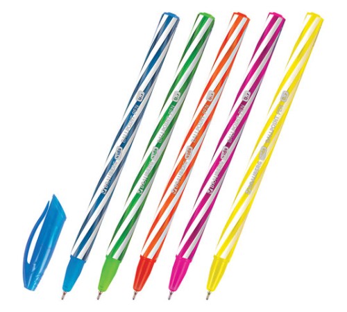Ручка шариковая масляная BRAUBERG KIDS "TWIST", СИНЯЯ, корпус ассорти, пишущий узел 0,7 мм, линия письма 0,35 мм, 144104 Ручка шариковая масляная BRAUBERG KIDS "TWIST", СИНЯЯ, корпус ассорти, пишущий узел 0,7 мм, линия письма 0,35 мм, 144104