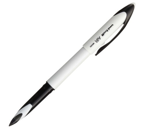 Ручка-роллер Uni-Ball "AIR Micro", СИНЯЯ, корпус белый, узел 0,5 мм, линия 0,24 мм, 15906, UBA-188-E WHITE Ручка-роллер Uni-Ball "AIR Micro", СИНЯЯ, корпус белый, узел 0,5 мм, линия 0,24 мм, 15906, UBA-188-E WHITE