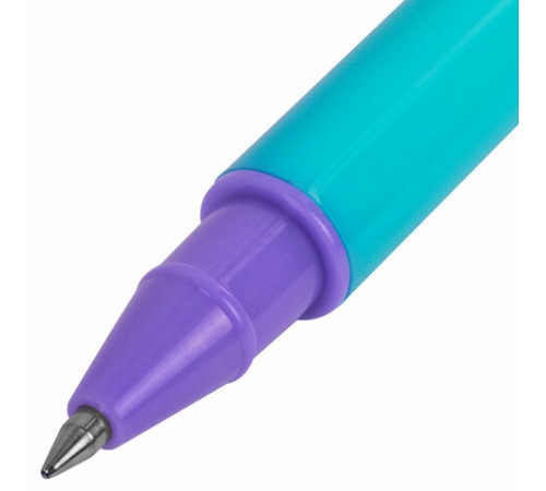 Ручка гелевая BRAUBERG "COLOR NEON", ЧЕРНАЯ, корпус ассорти, узел 0,5 мм, линия 0,35 мм, 144120