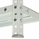 Стеллаж металлический BRABIX "MS Plus-185/60-4", 1850х1000х600 мм, 4 полки, регулируемые опоры, 291107, S241BR156402