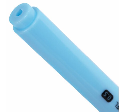 Ручка гелевая BRAUBERG "COLOR PASTEL", СИНЯЯ, корпус ассорти, узел 0,5, линия 0,35 мм, 144121
