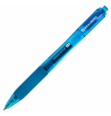 Ручка гелевая автоматическая с грипом BRAUBERG 