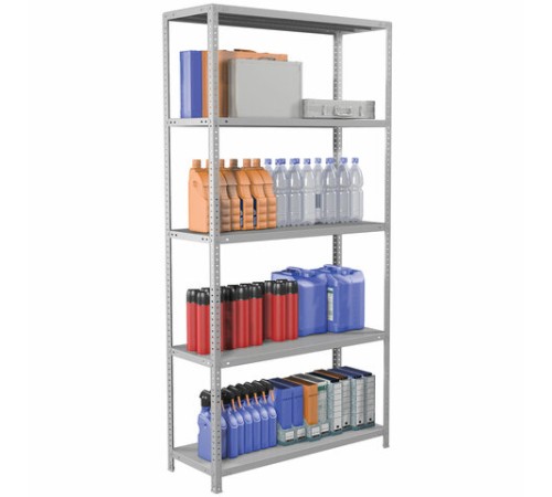 Стеллаж металлический BRABIX "MS Plus-200/30-5", 2000х1000х300 мм, 5 полок, регулируемые опоры, 291108, S241BR163502 Стеллаж металлический BRABIX "MS Plus-200/30-5", 2000х1000х300 мм, 5 полок, регулируемые опоры, 291108, S241BR163502