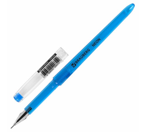 Ручка гелевая BRAUBERG DIAMOND NEON, ЧЕРНАЯ, корпус ассорти, игольчатый узел 0,5 мм, линия письма 0,25 мм, 144132 Ручка гелевая BRAUBERG DIAMOND NEON, ЧЕРНАЯ, корпус ассорти, игольчатый узел 0,5 мм, линия письма 0,25 мм, 144132