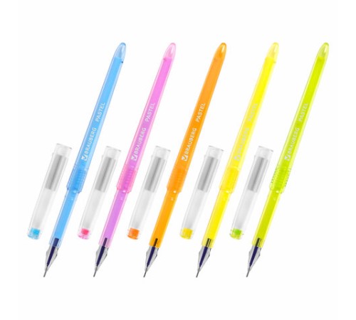 Ручка гелевая BRAUBERG DIAMOND PASTEL, СИНЯЯ, корпус ассорти, игольчатый узел 0,5 мм, линия письма 0,25 мм, 144133 Ручка гелевая BRAUBERG DIAMOND PASTEL, СИНЯЯ, корпус ассорти, игольчатый узел 0,5 мм, линия письма 0,25 мм, 144133