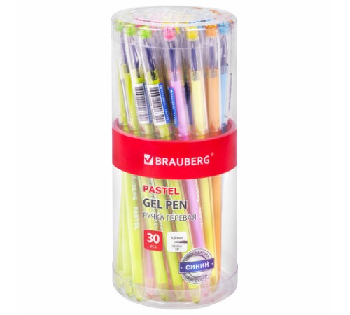 Ручка гелевая BRAUBERG DIAMOND PASTEL, СИНЯЯ, корпус ассорти, игольчатый узел 0,5 мм, линия письма 0,25 мм, 144133 Ручка гелевая BRAUBERG DIAMOND PASTEL, СИНЯЯ, корпус ассорти, игольчатый узел 0,5 мм, линия письма 0,25 мм, 144133