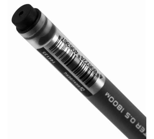 Ручка гелевая BRAUBERG "X-WRITER 1800", УВЕЛИЧЕННАЯ ДЛИНА ПИСЬМА 1 800 м, ЧЕРНАЯ, стандартный узел 0,5 мм, 144135 Ручка гелевая BRAUBERG "X-WRITER 1800", УВЕЛИЧЕННАЯ ДЛИНА ПИСЬМА 1 800 м, ЧЕРНАЯ, стандартный узел 0,5 мм, 144135