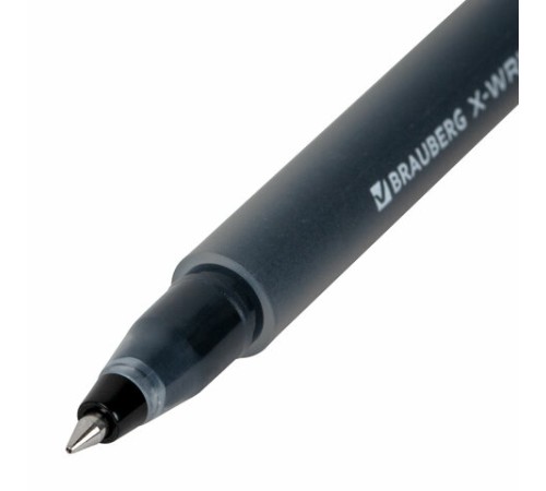 Ручки гелевые BRAUBERG X-WRITER 1800, УВЕЛИЧЕННАЯ ДЛИНА ПИСЬМА 1 800 м, ЧЕРНЫЕ, НАБОР 4 ШТУКИ, стандартный узел 0,5 мм, 144136 Ручки гелевые BRAUBERG X-WRITER 1800, УВЕЛИЧЕННАЯ ДЛИНА ПИСЬМА 1 800 м, ЧЕРНЫЕ, НАБОР 4 ШТУКИ, стандартный узел 0,5 мм, 144136
