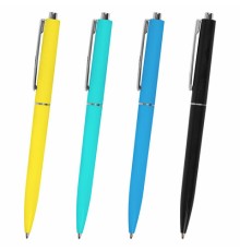 Ручка шариковая автоматическая BRAUBERG X17 COLOR, СИНЯЯ, стандартный узел 0,7 мм, линия письма 0,5 мм, 144154
