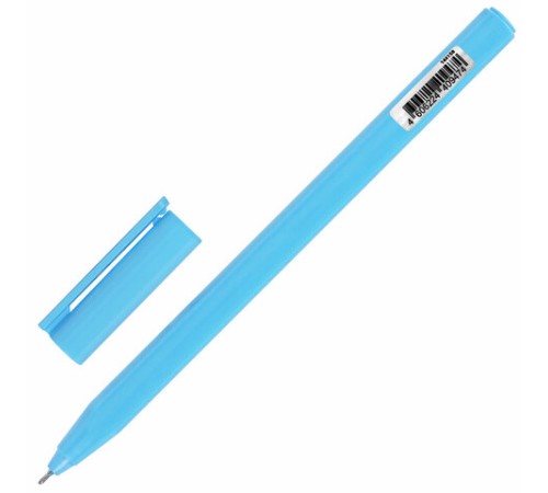 Ручка шариковая BRAUBERG TRIOS BLUE, СИНЯЯ, трехгранная, корпус голубой, игольчатый узел 0,7 мм, линия 0,5 мм, 144158 Ручка шариковая BRAUBERG TRIOS BLUE, СИНЯЯ, трехгранная, корпус голубой, игольчатый узел 0,7 мм, линия 0,5 мм, 144158