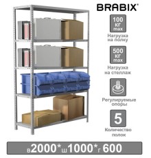 Стеллаж металлический BRABIX 
