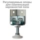 Стеллаж металлический BRABIX "MS Plus-200/60-5", 2000х1000х600 мм, 5 полок, регулируемые опоры, 291111, S241BR166502