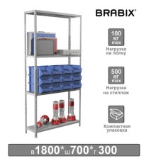 Стеллаж металлический BRABIX 