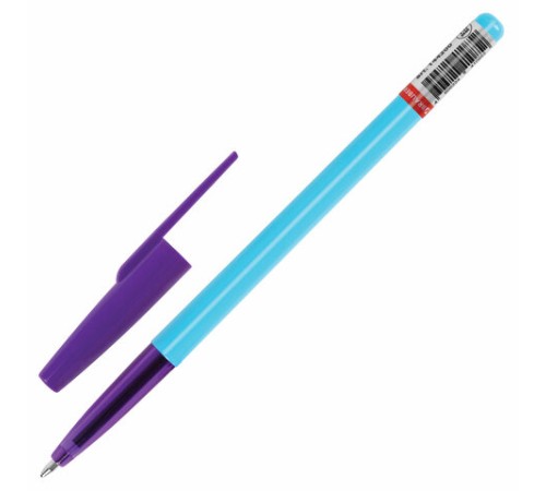 Ручка шариковая BRAUBERG "Офисная" NEON COLOR, СИНЯЯ, корпус ассорти, пишущий узел 1 мм, линия письма 0,5 мм, 144200 Ручка шариковая BRAUBERG "Офисная" NEON COLOR, СИНЯЯ, корпус ассорти, пишущий узел 1 мм, линия письма 0,5 мм, 144200