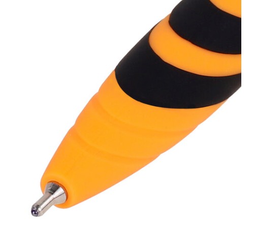 Ручка шариковая автоматическая BRAUBERG ULTRA COLOR NEON, soft-touch, СИНЯЯ, пишущий узел 0,7 мм, линия письма 0,35 мм, 144203