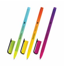 Ручка шариковая BRAUBERG GRADE, СИНЯЯ, корпус soft-touch, пишущий узел 0,7 мм, линия письма 0,35 мм, 144207
