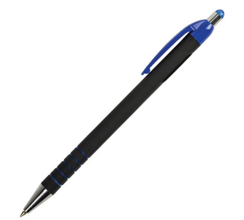 Ручка шариковая автоматическая BRAUBERG "Office Style", СИНЯЯ, корпус черный, пишущий узел 0,5 мм, линия письма 0,3 мм, 144222 Ручка шариковая автоматическая BRAUBERG "Office Style", СИНЯЯ, корпус черный, пишущий узел 0,5 мм, линия письма 0,3 мм, 144222
