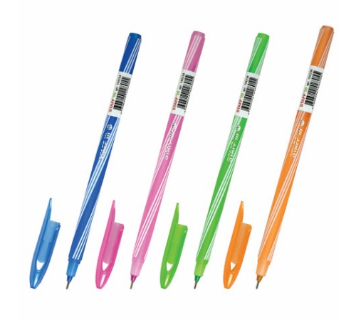 Ручка шариковая STAFF "CANDY NEON", синяя, игольчатый узел 0,6 мм, линия 0,3 мм, 144234 Ручка шариковая STAFF "CANDY NEON", синяя, игольчатый узел 0,6 мм, линия 0,3 мм, 144234