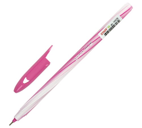 Ручка шариковая STAFF "CANDY PASTEL", синяя, игольчатый узел 0,6 мм, линия 0,3 мм, 144235 Ручка шариковая STAFF "CANDY PASTEL", синяя, игольчатый узел 0,6 мм, линия 0,3 мм, 144235
